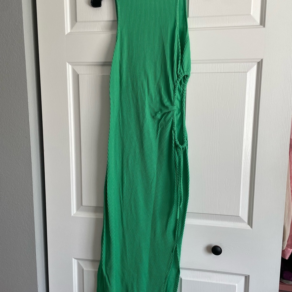 Caution To The Wind Vibrant Green Maxi Dress